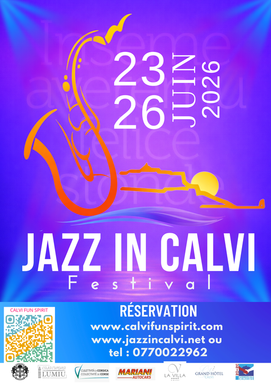 Billetterie Jazz in Calvi 2026 – Réservez vos places