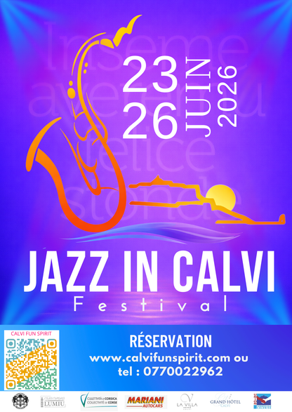 Billetterie Jazz in Calvi 2026 – Réservez vos places